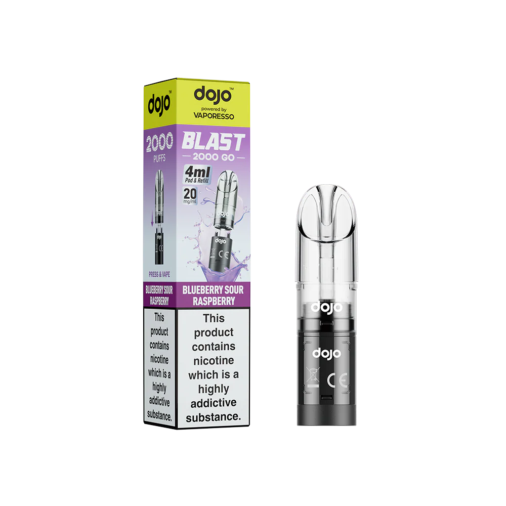 Dojo Blast 2000 Go Pod Blueberry Sour Raspberry