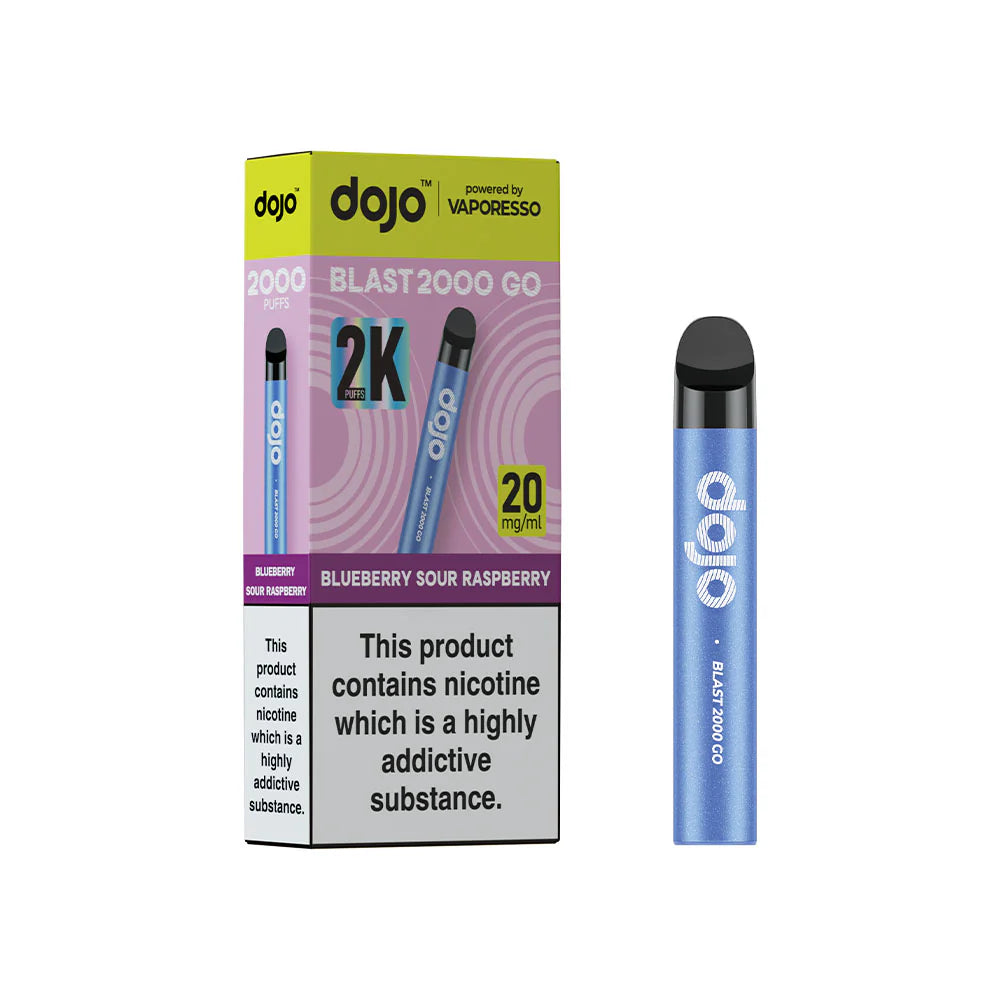 Dojo Blast Go 2000 Kit Blueberry Sour Raspberry