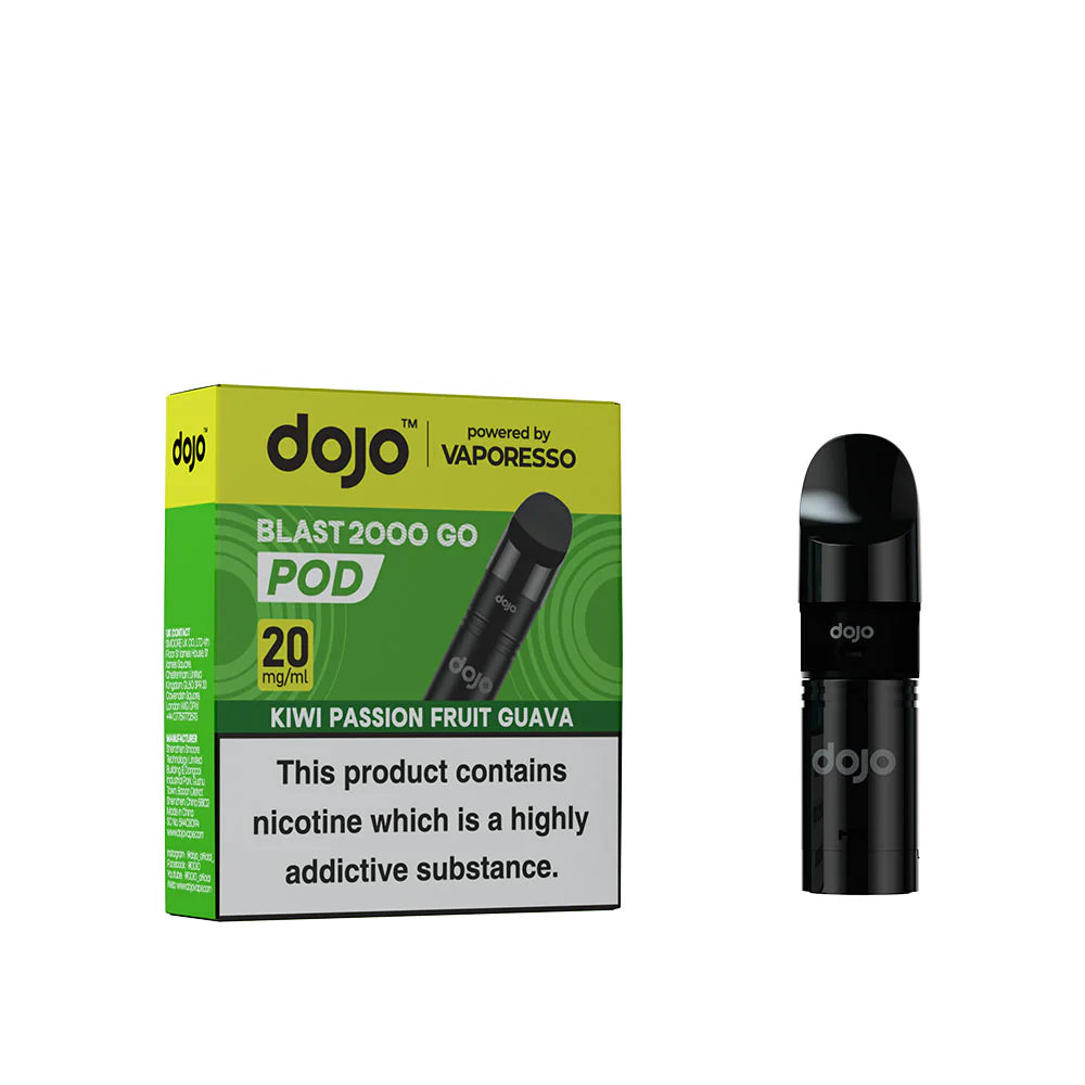 Dojo Blast Go 2000 Pod Kiwi Passion Fruit Guava