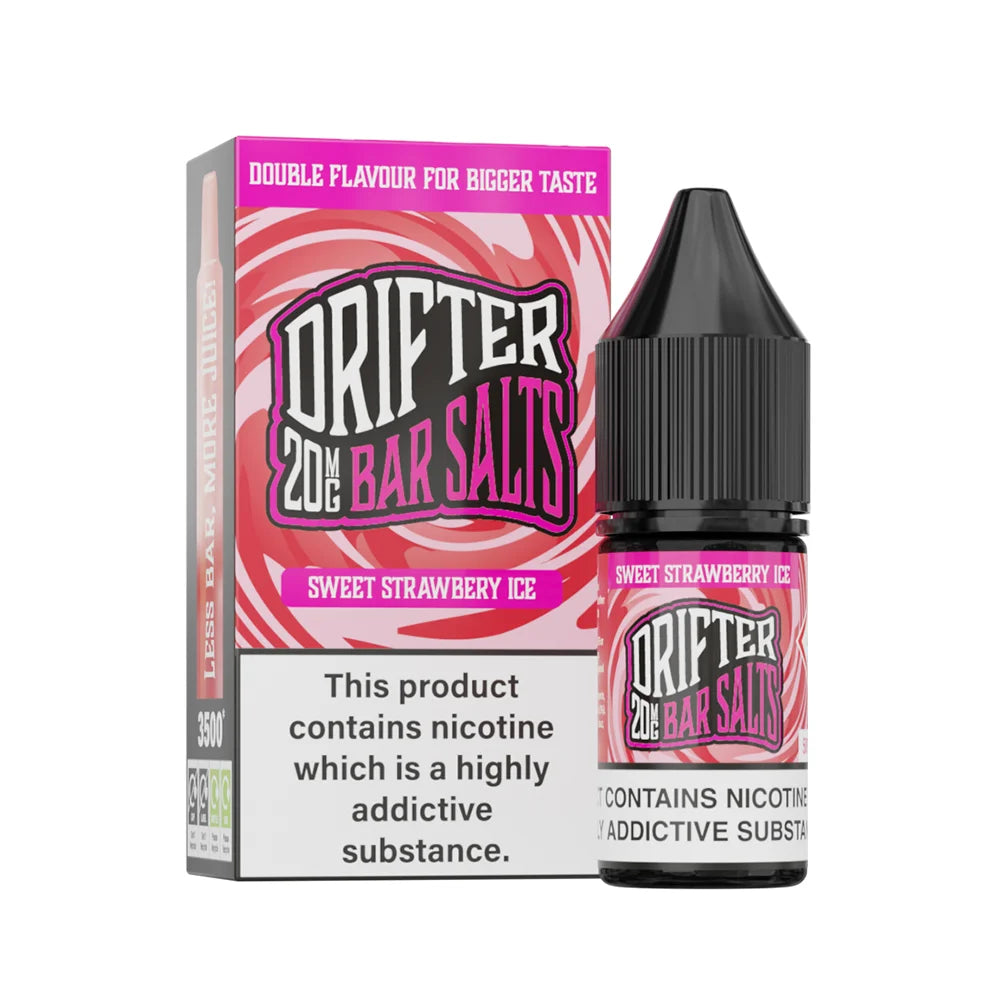 Drifter Bar Nic Salts Sweet Strawberry Ice 20mg