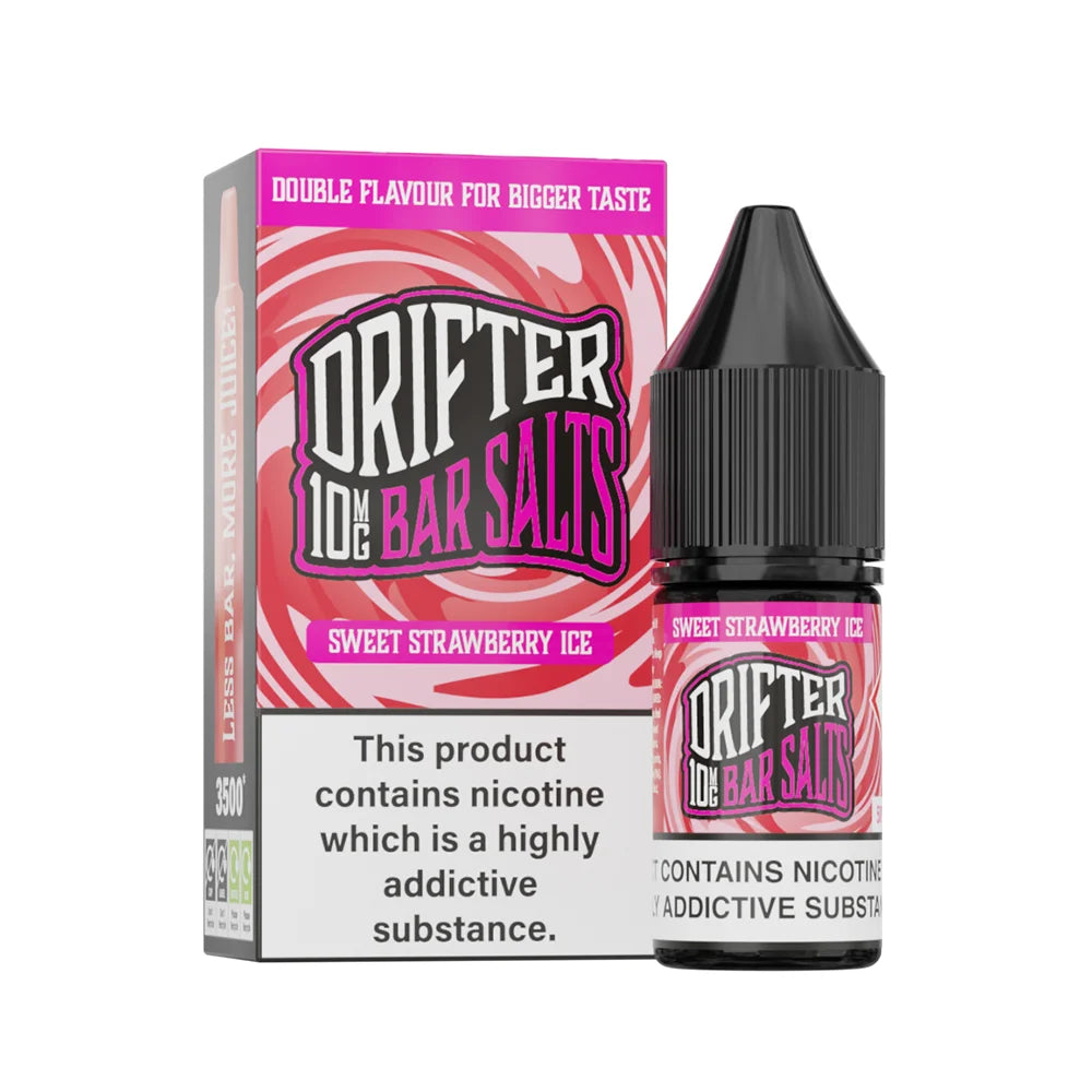 Drifter Bar Nic Salts Sweet Strawberry Ice 10mg
