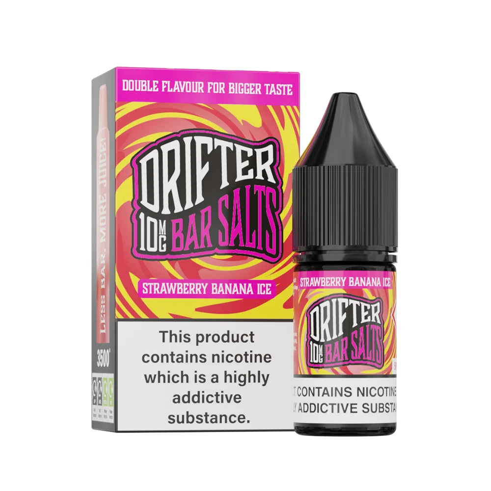 Drifter Bar Nic Salts Strawberry Banana Ice 10mg