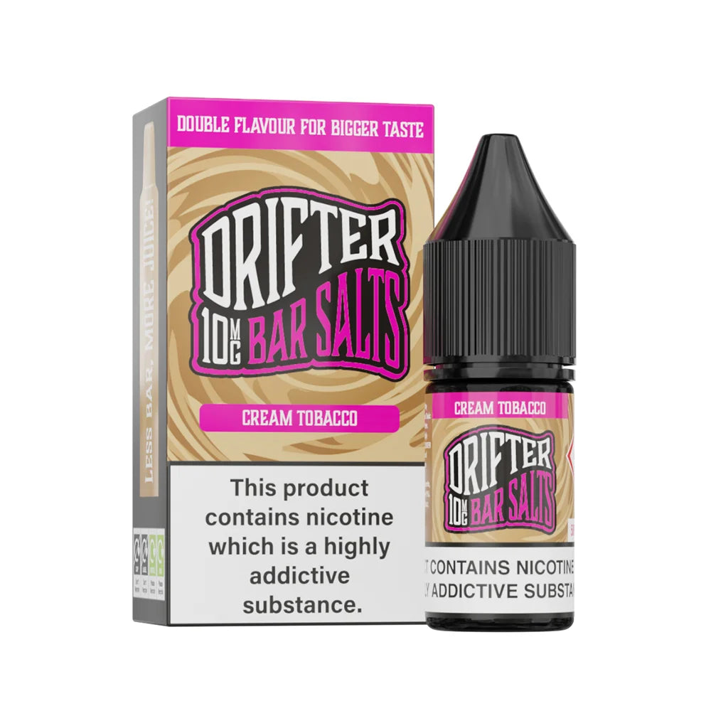 Drifter Bar Nic Salts Cream Tobacco 10mg