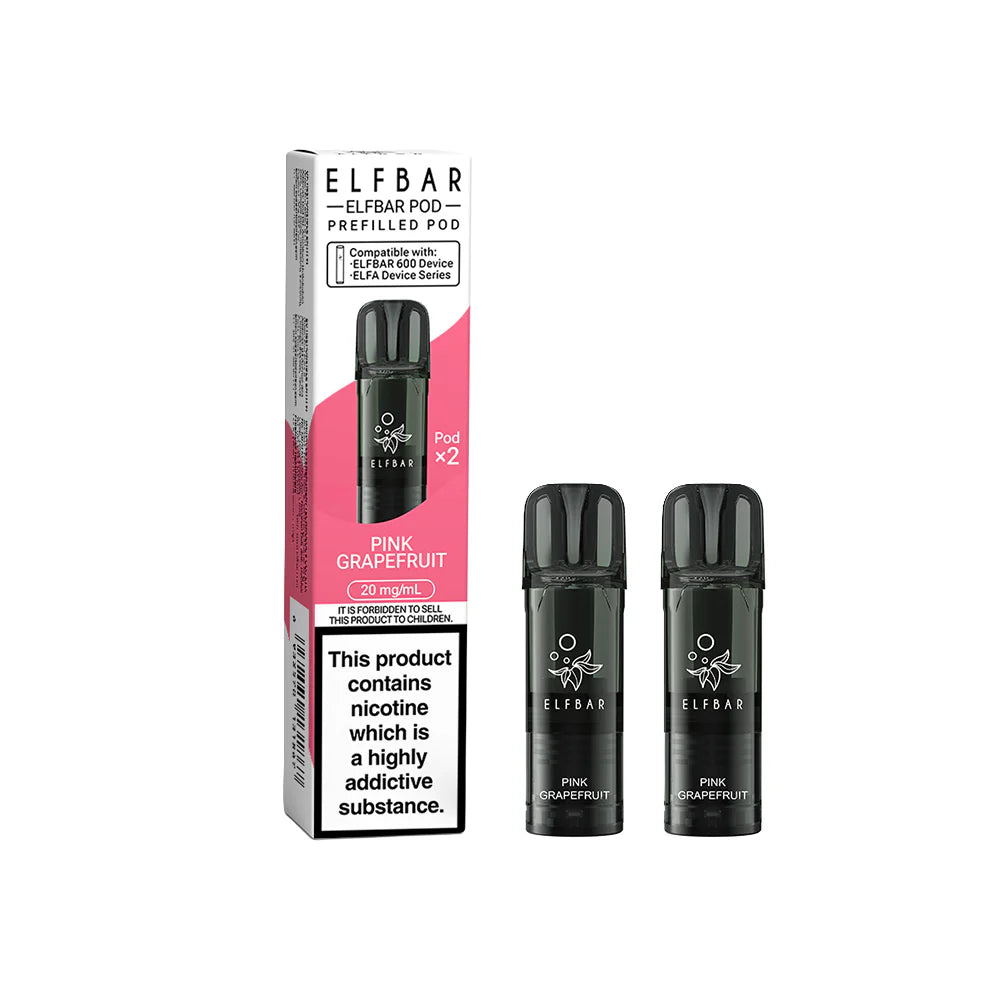 ELFBAR 600 Replacement Pod Pink Grapefruit