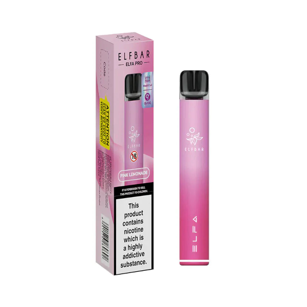ELFbar Elfa Pro Prefilled Pod Starter Kit Twilight Pink