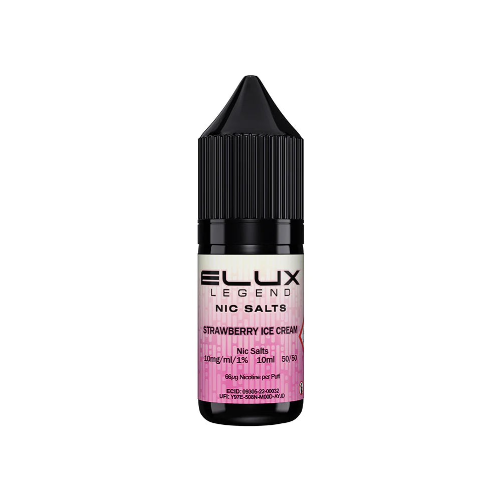 Elux Legends Nic Salts Strawberry Ice Cream 10mg