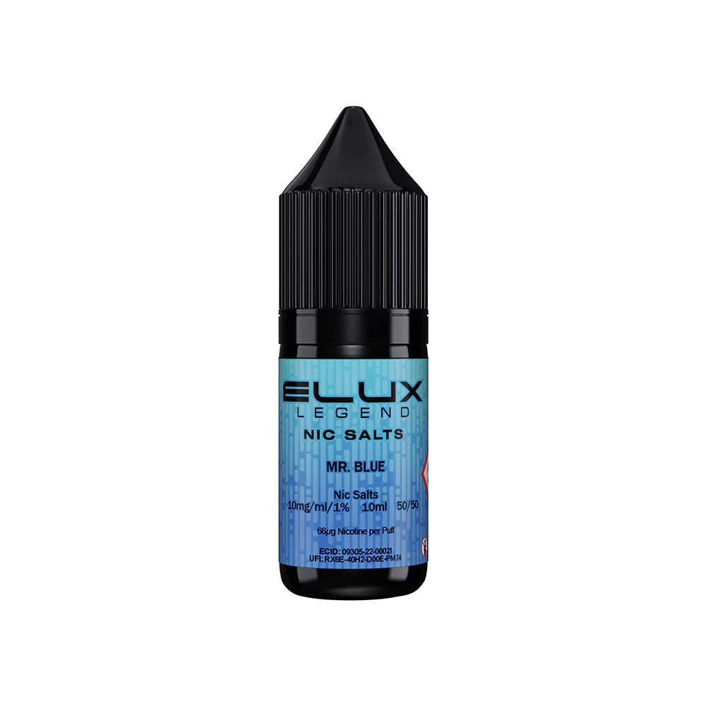 Elux Legends Nic Salts Mr Blue 10mg
