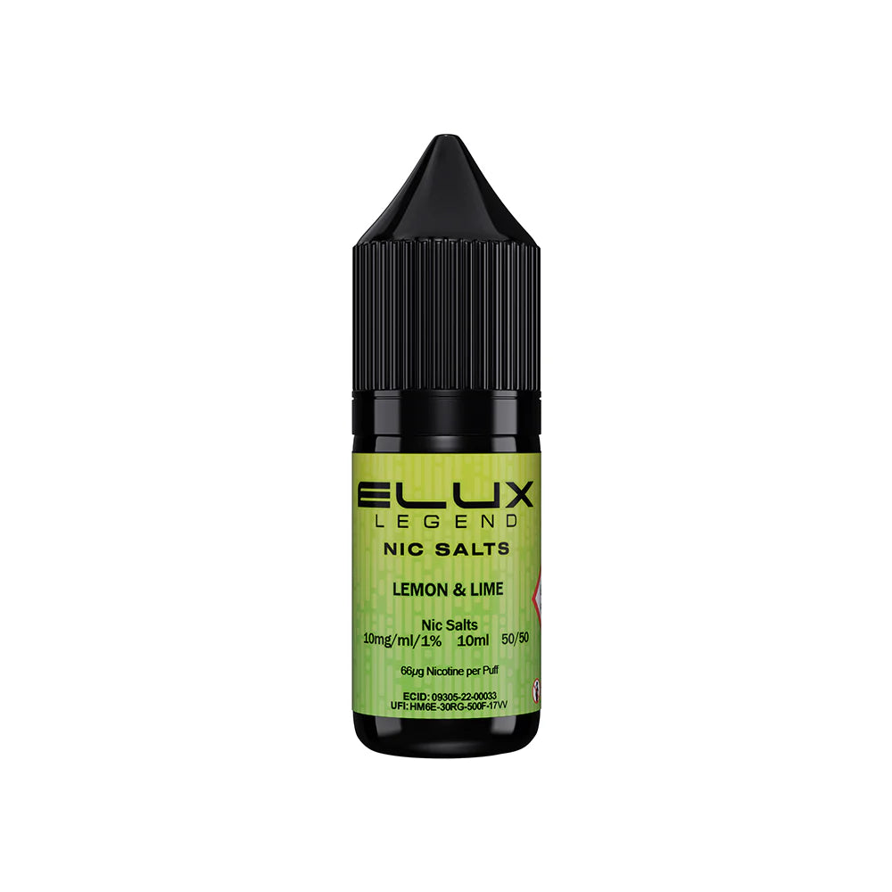 Elux Legends Nic Salts Lemon & Lime 10mg