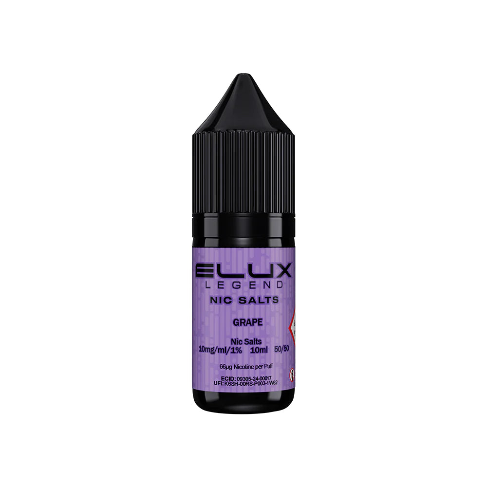 Elux Legends Nic Salts Grape 10mg