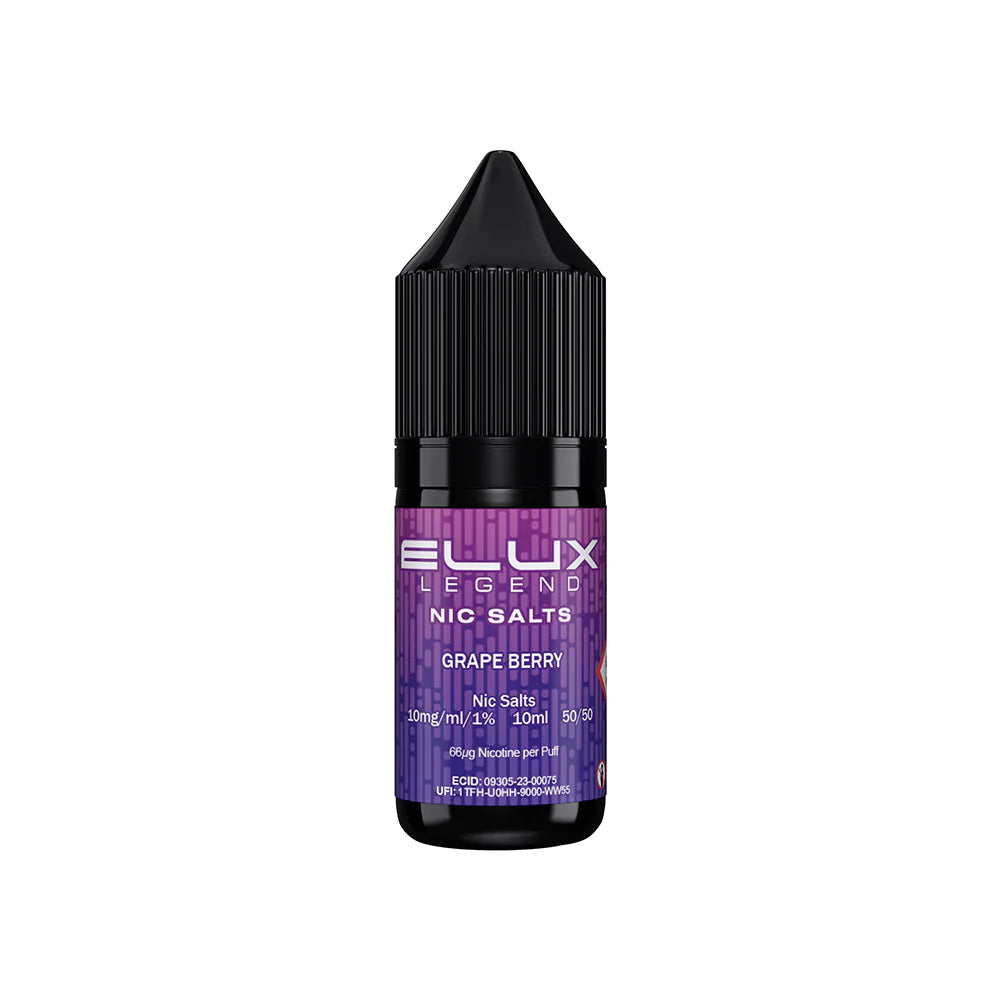 Elux Legends Nic Salts Grape Berry 10mg