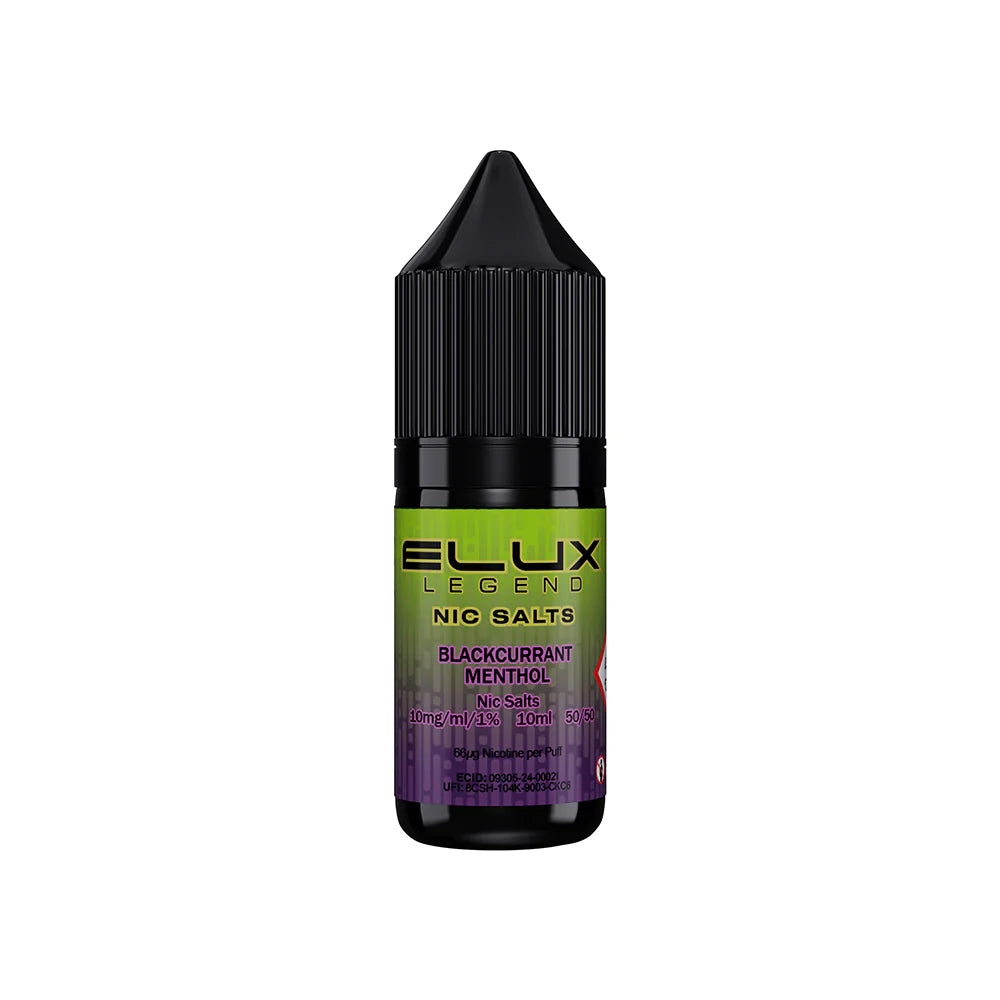 Elux Legends Nic Salts Blackcurrant Menthol 10mg