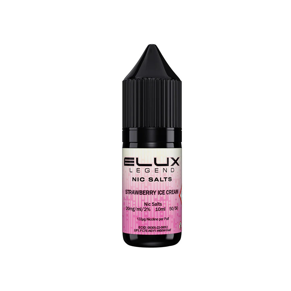 Elux Legends Nic Salts Strawberry Ice Cream 20mg