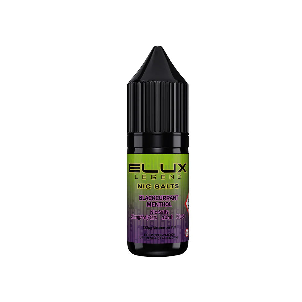 Elux Legends Nic Salts Blackcurrant Menthol 20mg