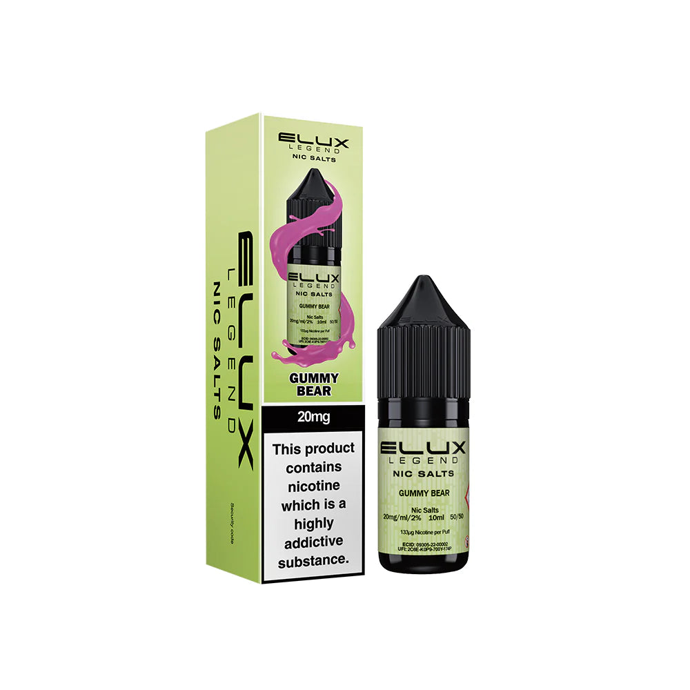 Elux Legends Nic Salts Gummy Bear 20mg