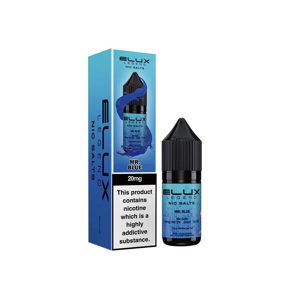 Elux Legends Nic Salts Mr Blue 20mg