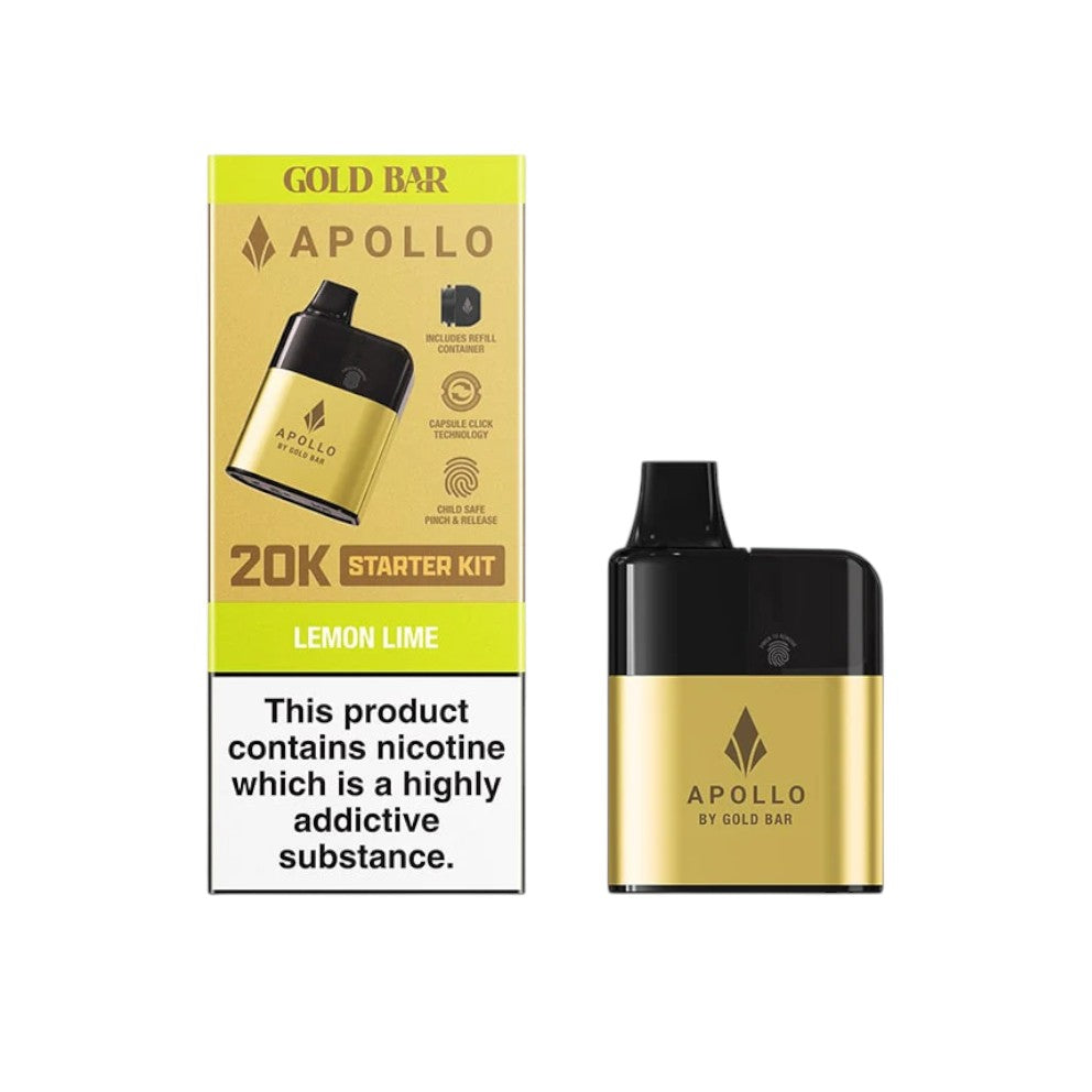 Apollo By Gold Bar Starter Kit Lemon Lime