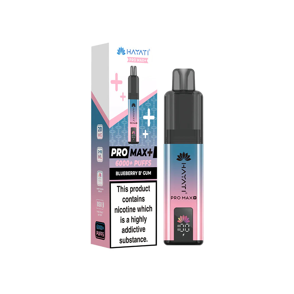 Hayati Pro Max+ Kit 20mg Blueberry B'Gum