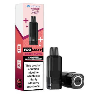 Hayati Pro Max+ Pods Strawberry Raspberry Cherry
