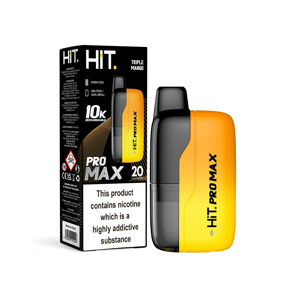 Hit Pro Max 2+10 Starter Kit Triple Mango 20mg