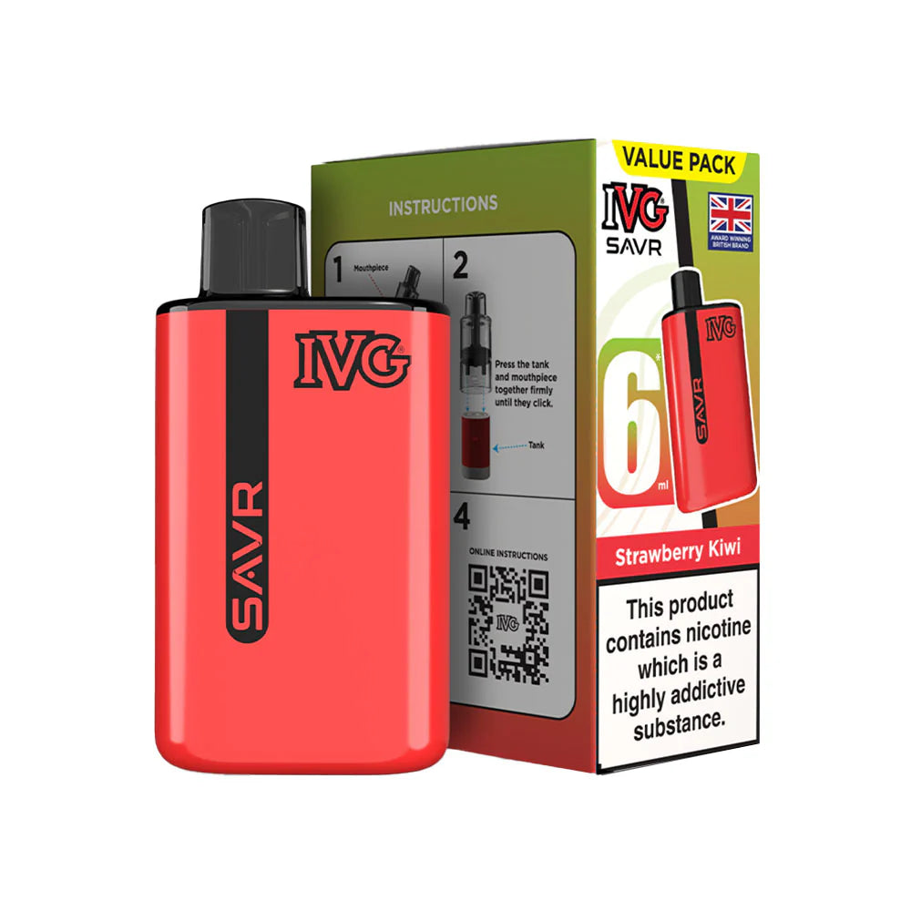 IVG Savr 3000 Starter Kit Strawberry Kiwi