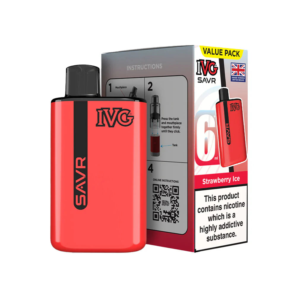 IVG Savr 3000 Starter Kit Strawberry Ice