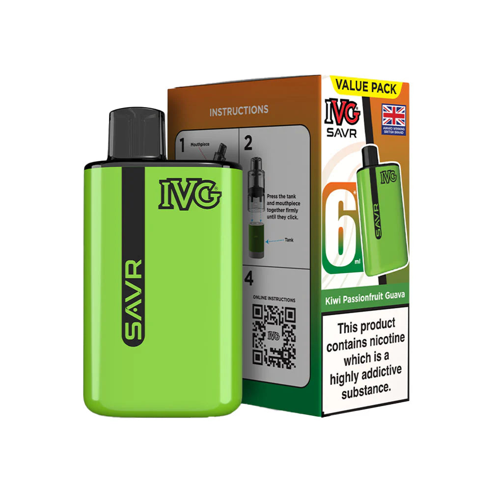 IVG Savr 3000 Starter Kit Kiwi Passionfruit Guava