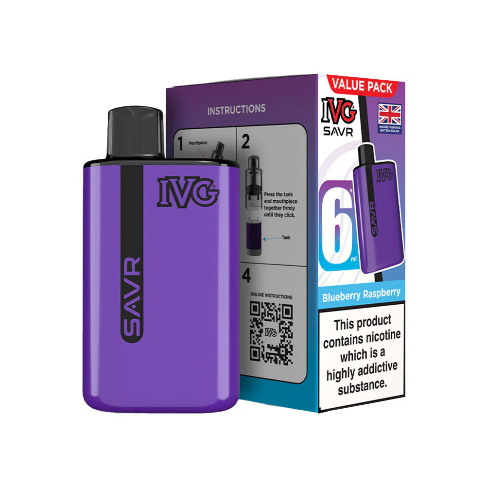 IVG Savr 3000 Starter Kit Blueberry Raspberry
