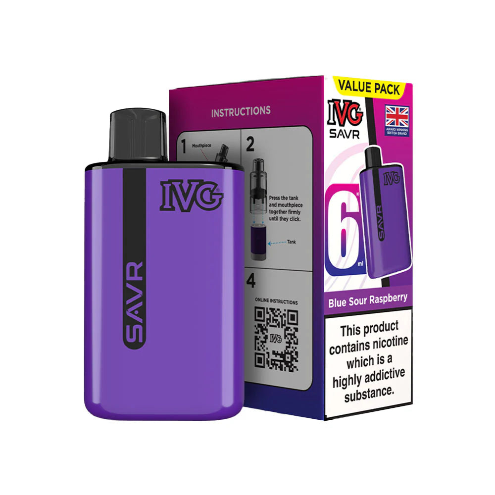 IVG Savr 3000 Starter Kit Blue Sour Raspberry