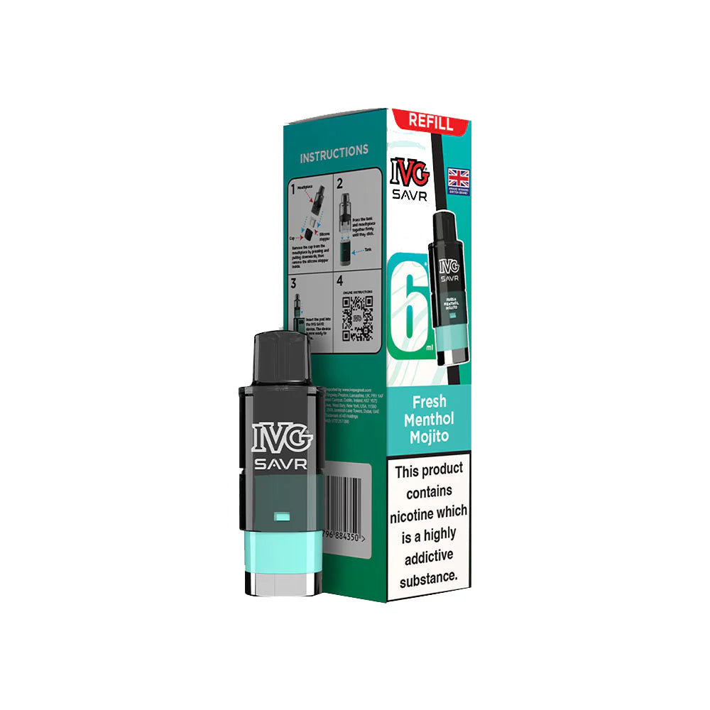 IVG Savr 3000 Refill Fresh Menthol Mojito