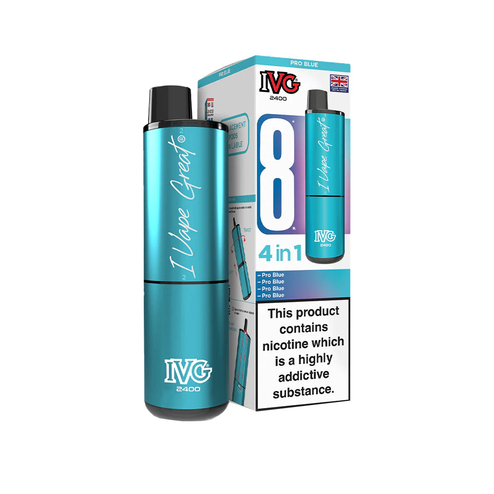 IVG 2400 Rechargeable Kit Pro Blue