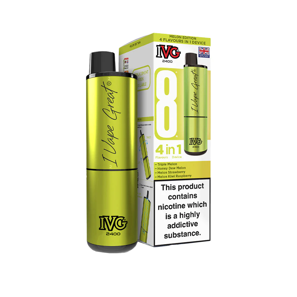 IVG 2400 Rechargeable Kit Melon Edition