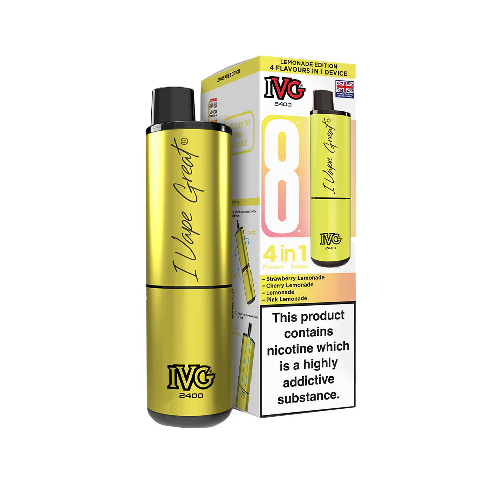 IVG 2400 Rechargeable Kit Lemonade Edition