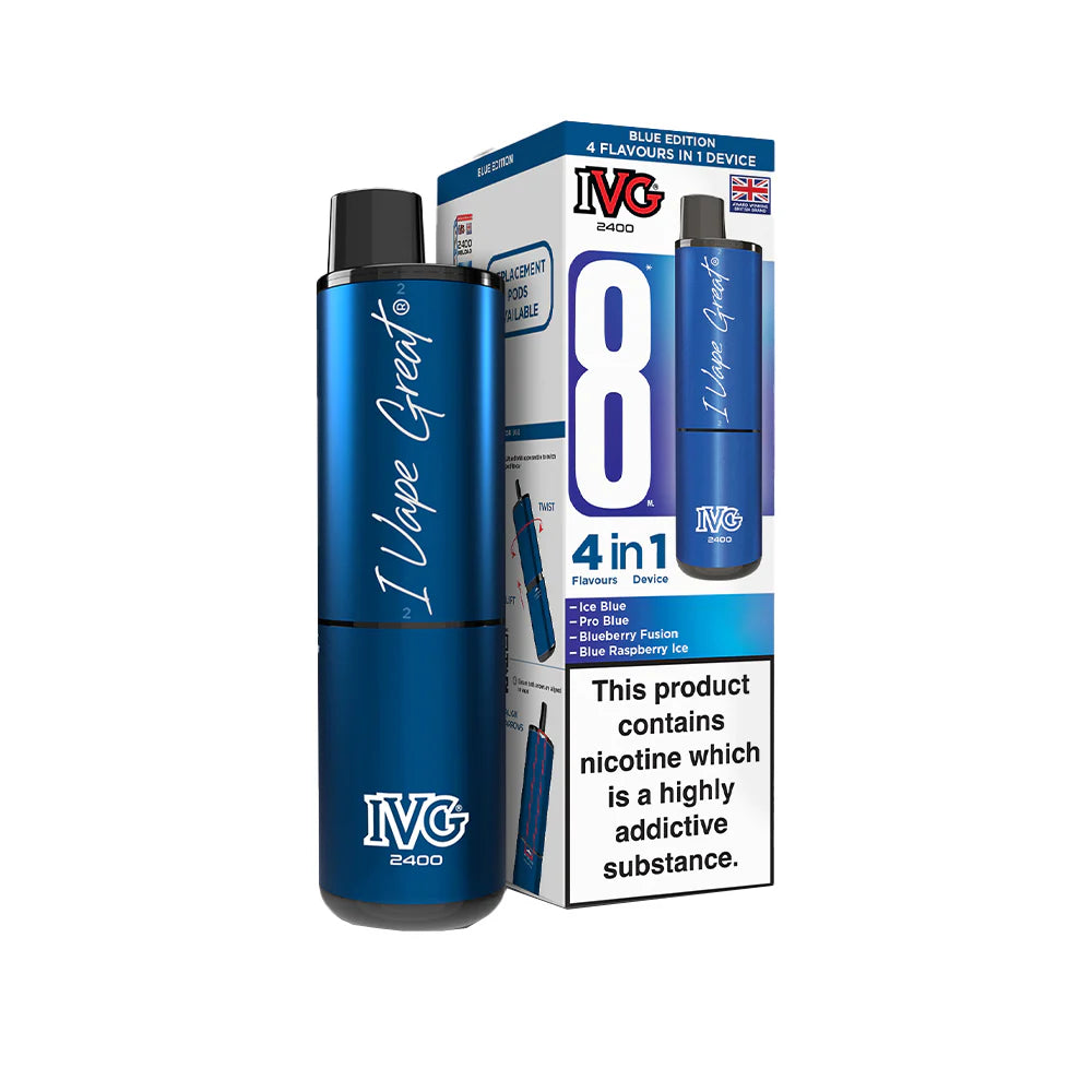IVG 2400 Rechargeable Kit Blue Edition