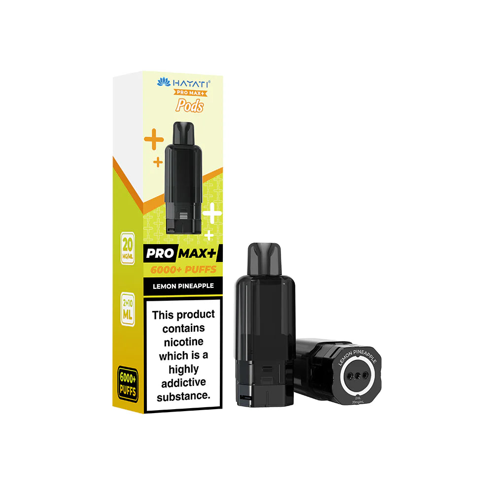 Hayati Pro Max+ Pods 20mg Lemon Pineapple