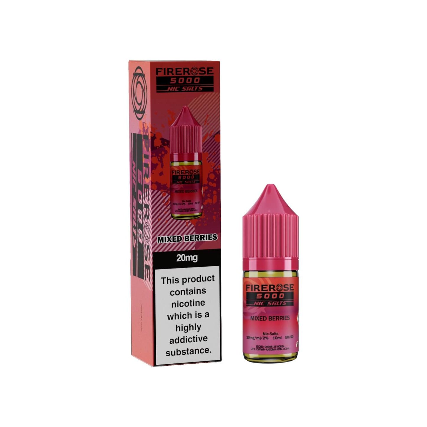 Firerose 5000 Nic Salts Mixed Berries 20mg