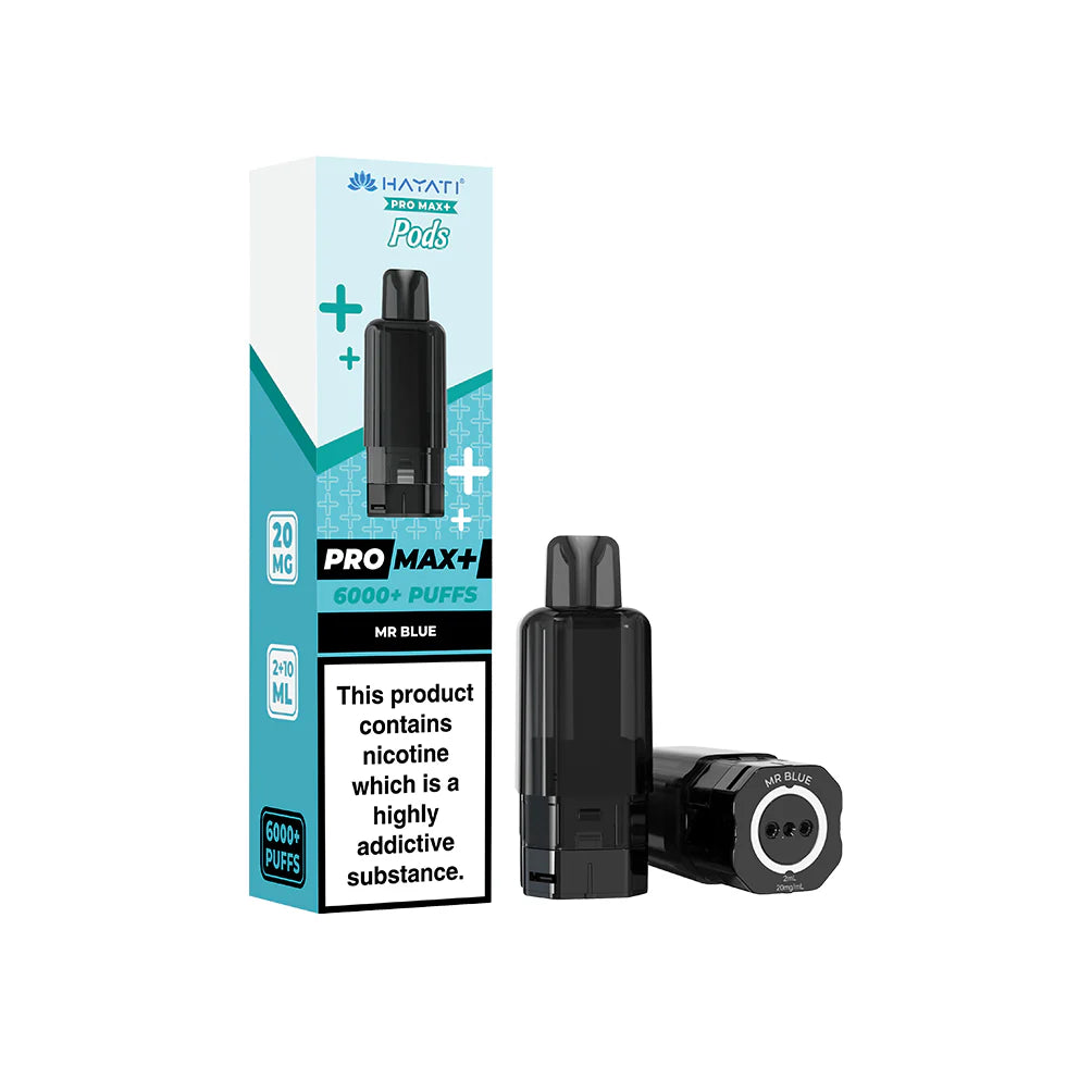 Hayati Pro Max+ Pods 20mg Mr Blue