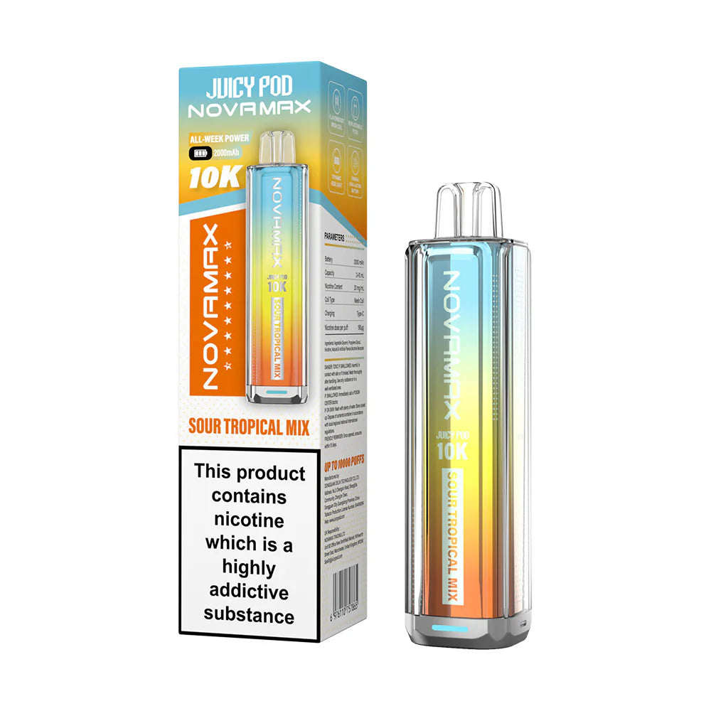 NOVAMAX 10K Kit Sour Tropical Mix 20mg