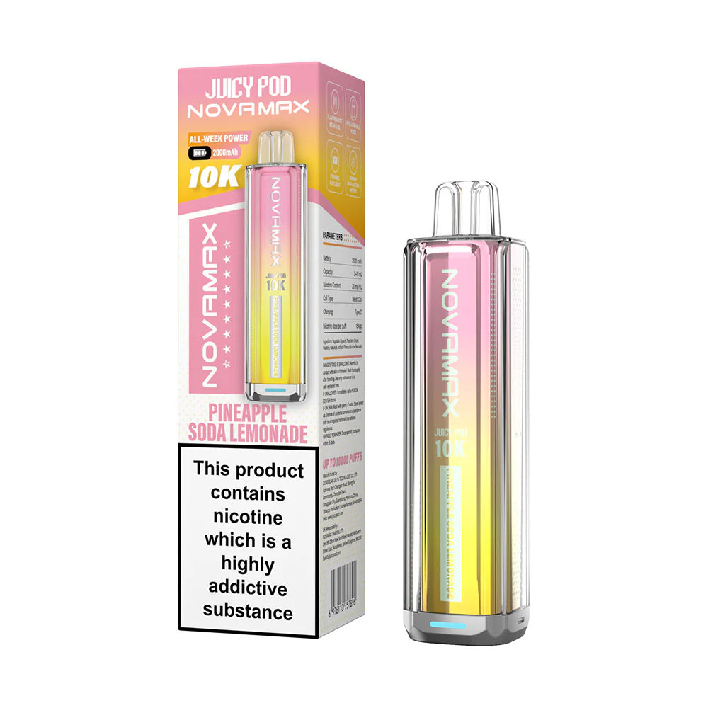 NOVAMAX 10K Kit Pineapple Soda Lemonade 20mg