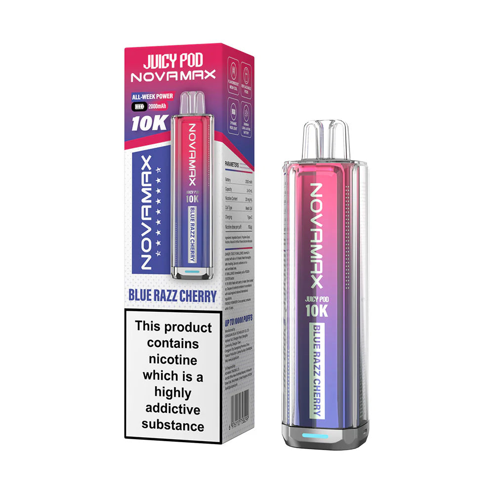 NOVAMAX 10K Kit Blue Razz Cherry 20mg