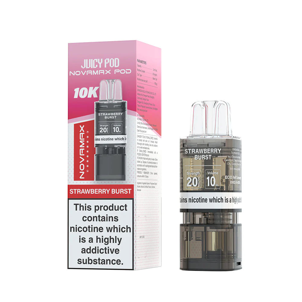 NOVAMAX 10K Pod Strawberry Burst 20mg
