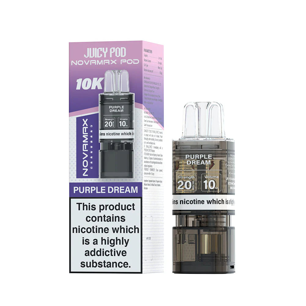 NOVAMAX 10K Pod Purple Dream 20mg