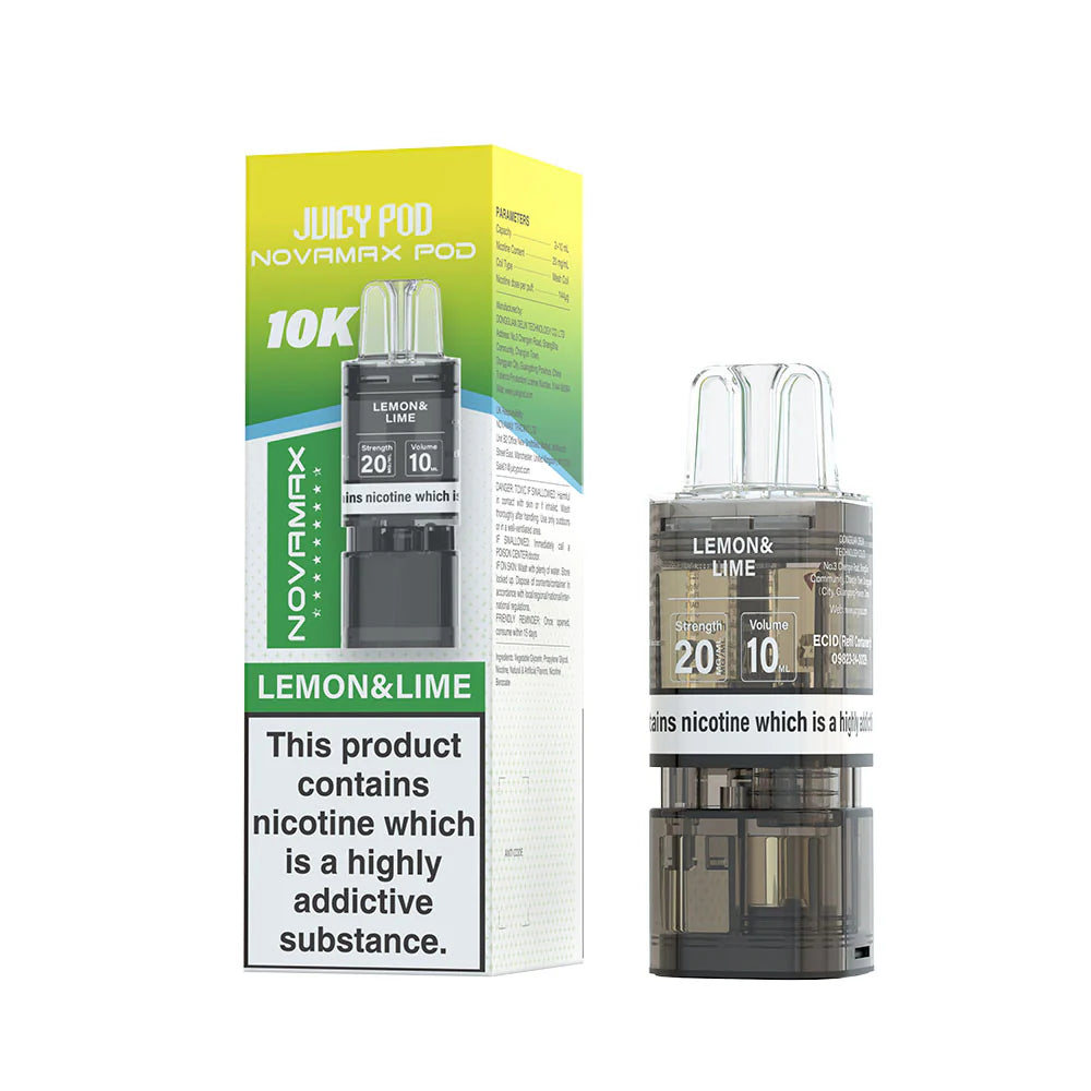 NOVAMAX 10K Pod Lemon&Lime 20mg