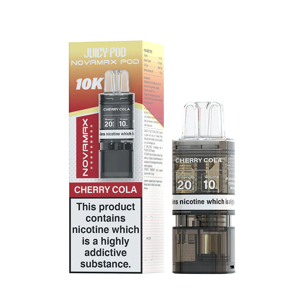 NOVAMAX 10K Pod Cherry Cola 20mg