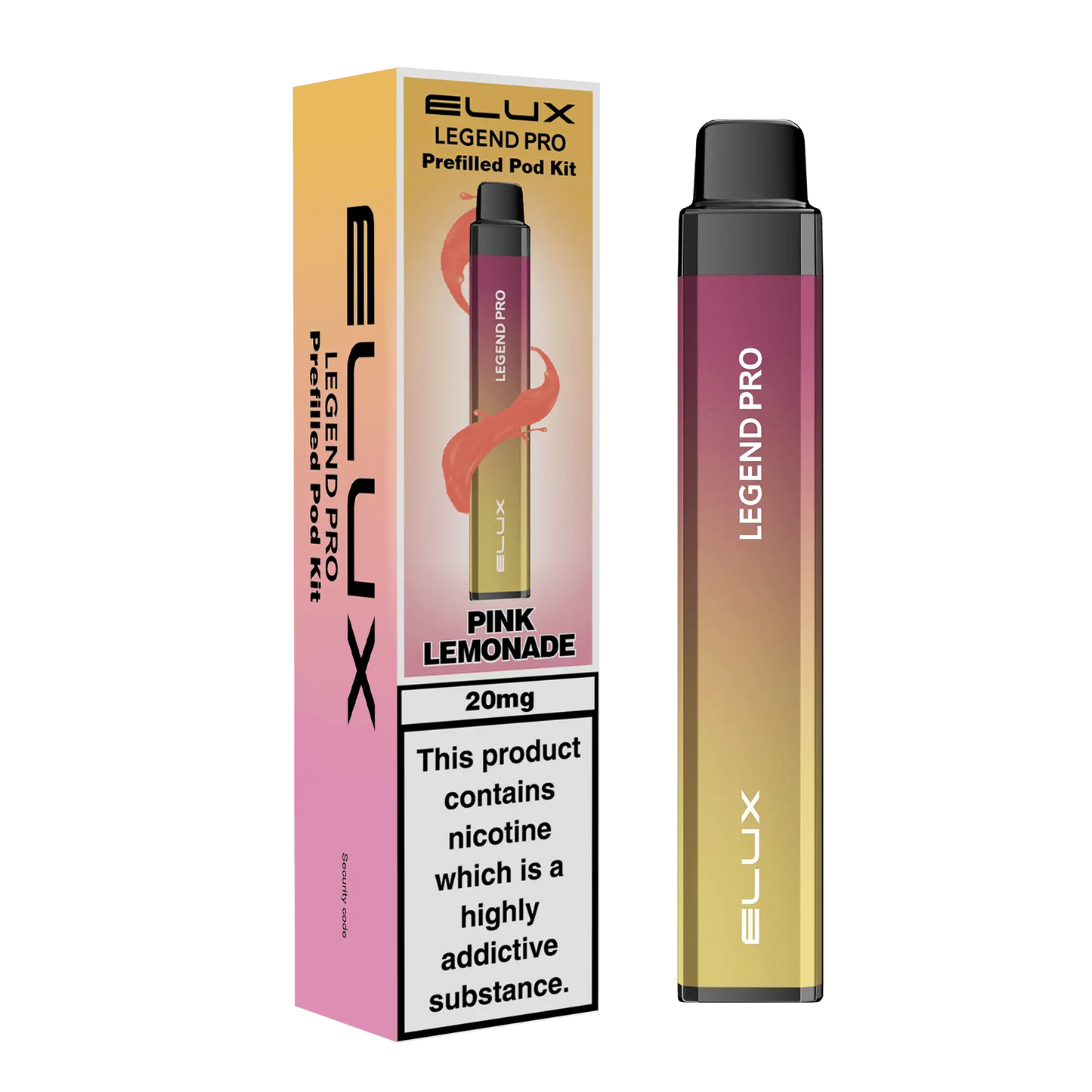 ELUX Legend Pro 600 Starter Kit Pink Lemonade