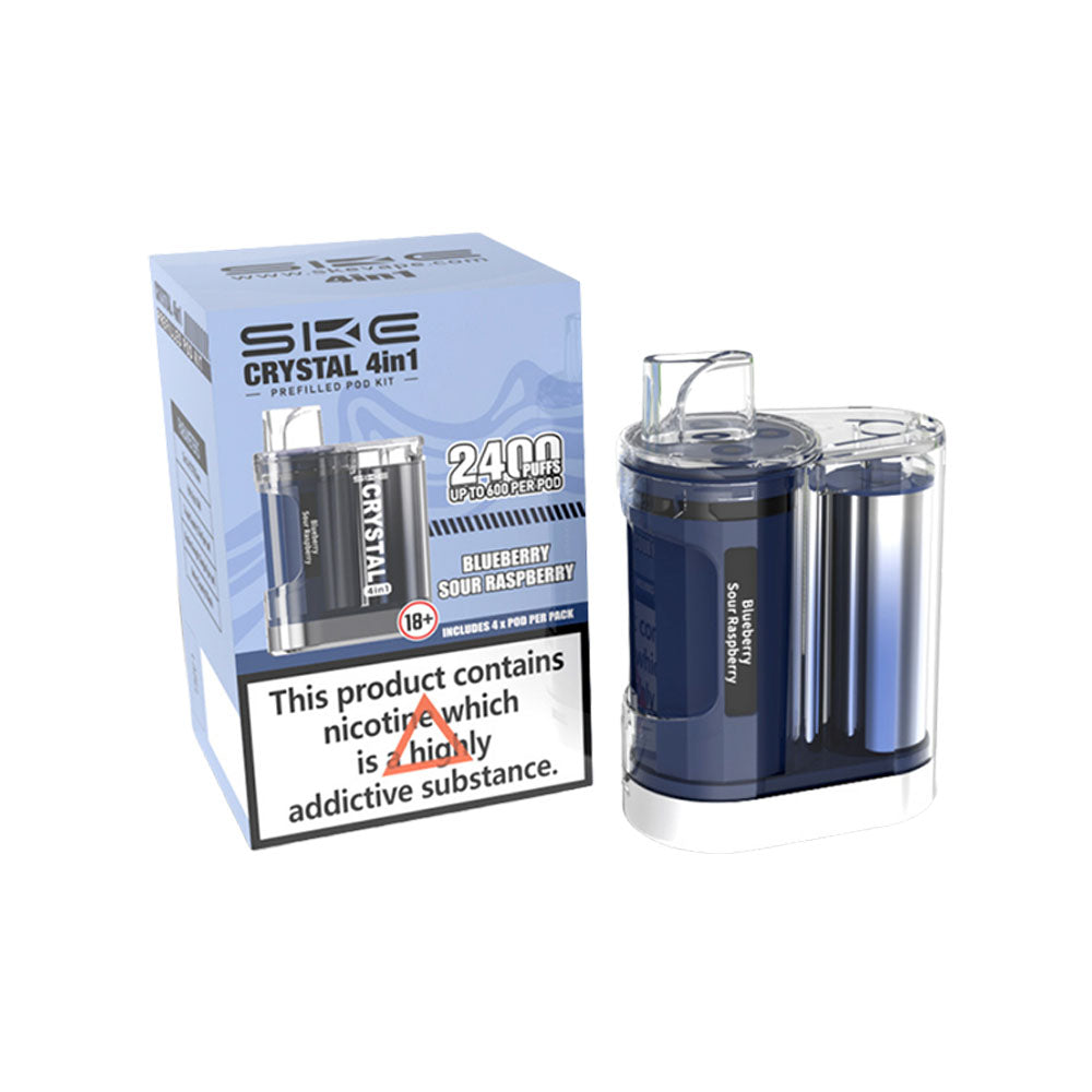 Crystal 4In1 Kit Blueberry Sour Raspberry 20mg
