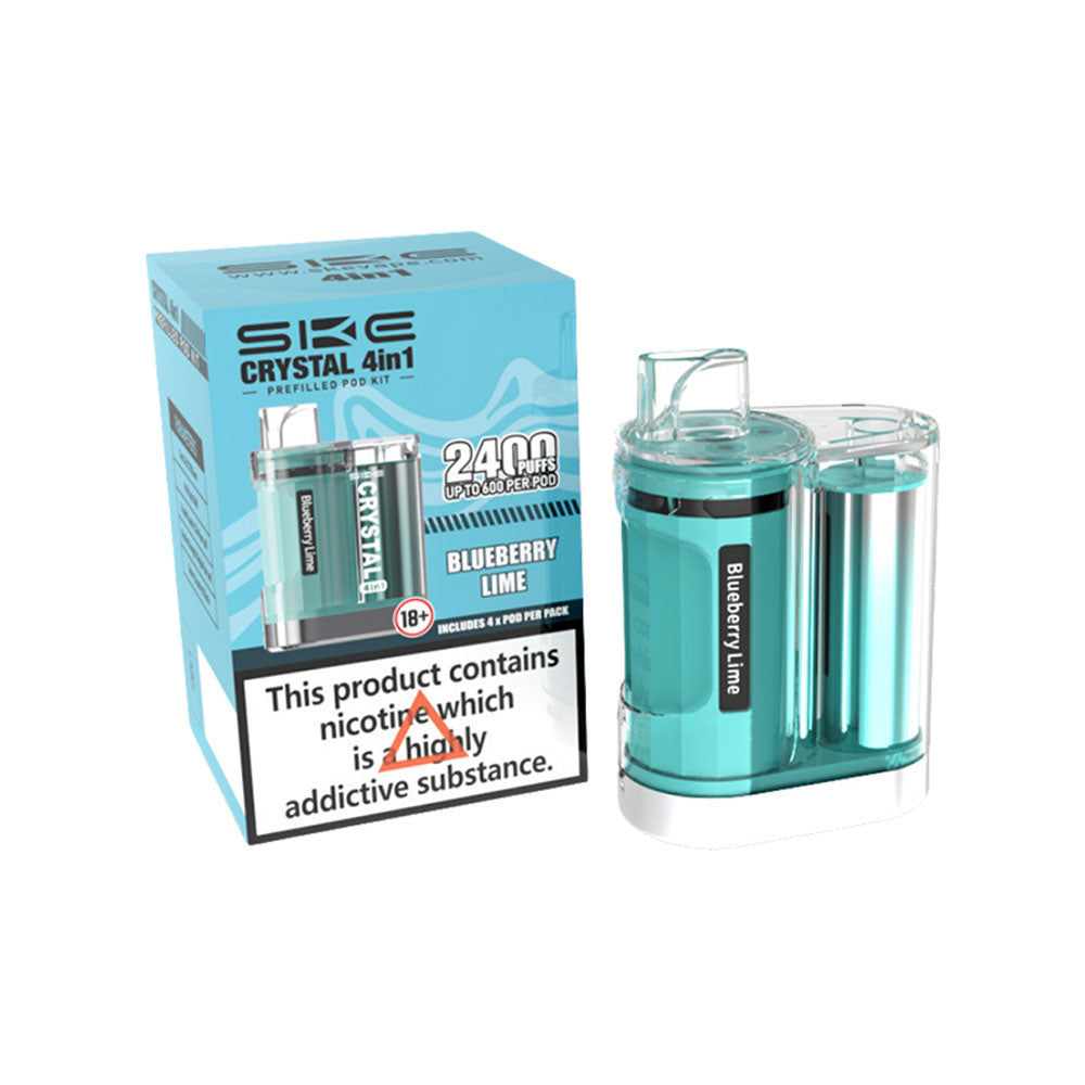 Crystal 4In1 Kit Blueberry Lime 20mg
