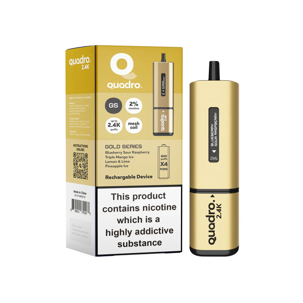 Quadro 2.4K Device Gold Series 20mg