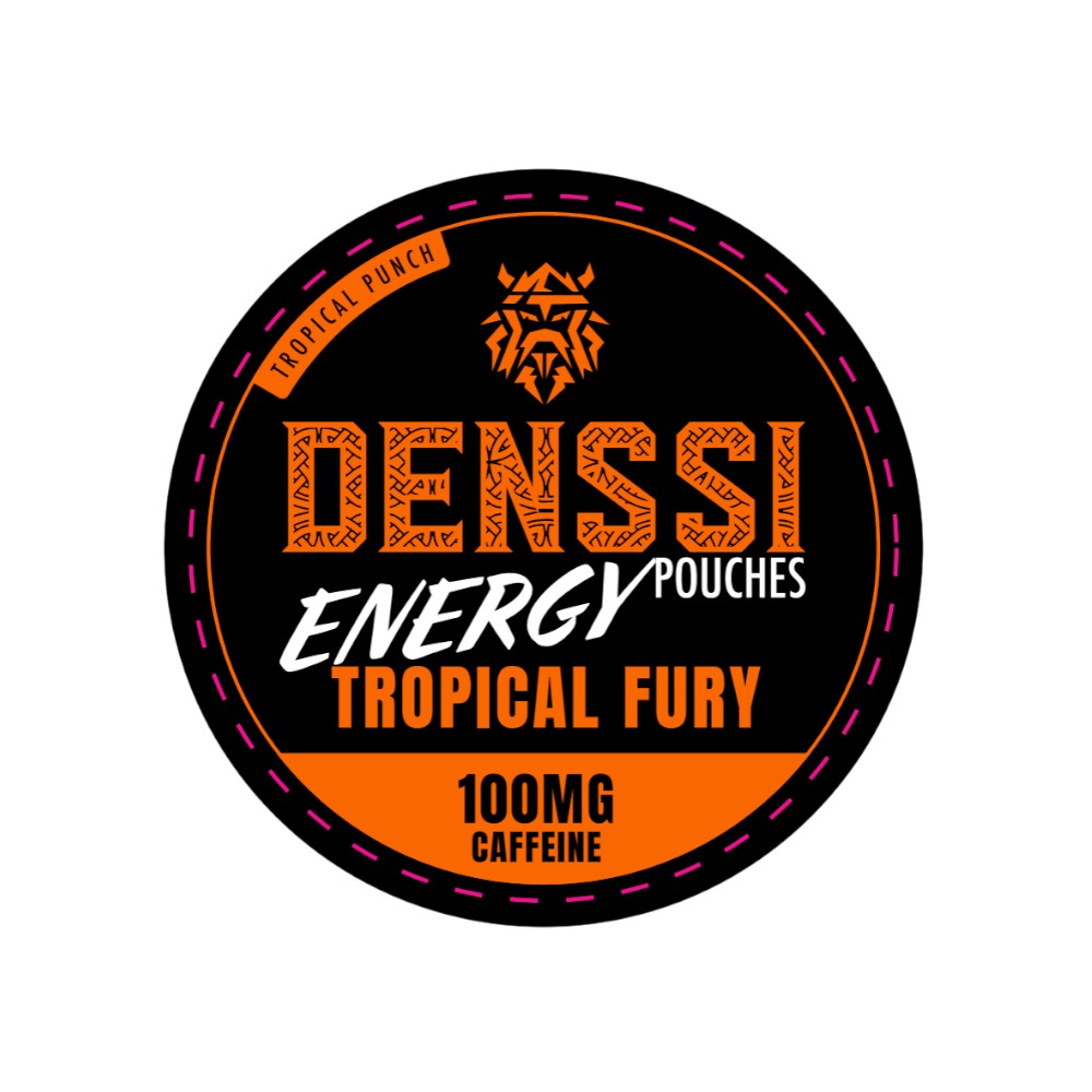 Denssi Energy Tropical Fury Caffeine Pouch 100mg