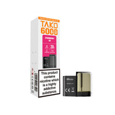 Sikary Tako SP6000 Replacement Pod Strawberry Ice 20mg