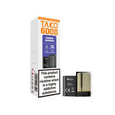 Sikary Tako SP6000 Replacement Pod Blueberry Raspberries 20mg